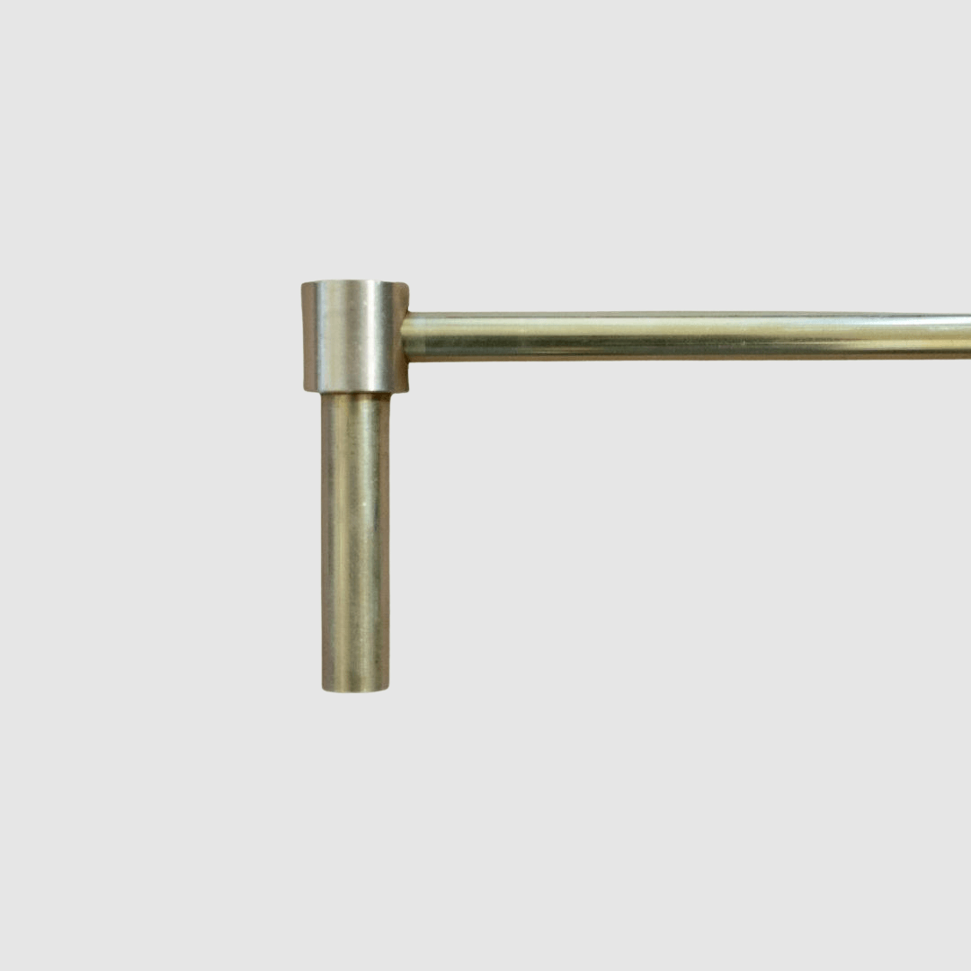Modern Brass Gallery Shelf Rail