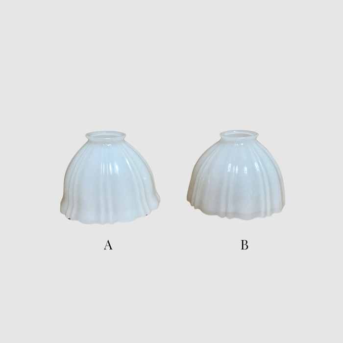 Articulating Opaline Library Sconce