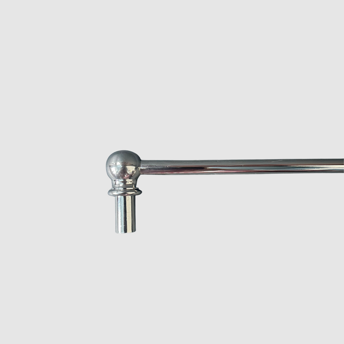 LIMITED - Polished Nickel Gallery Shelf Rail KIT