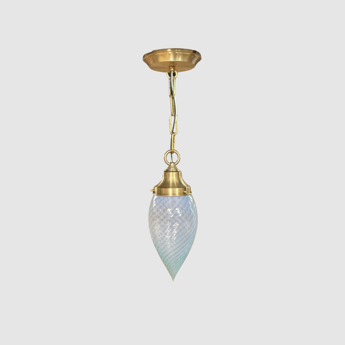 Antique Swirl Teardrop Light Fixture