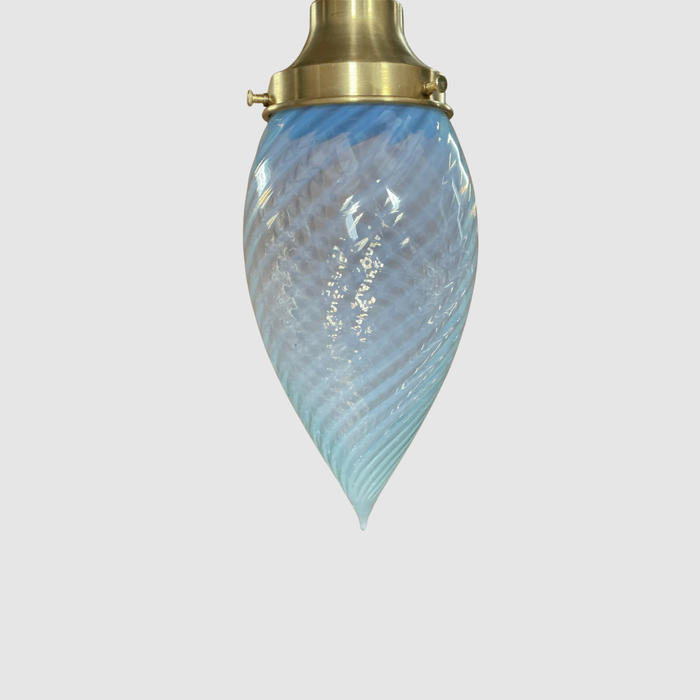Antique Swirl Teardrop Light Fixture