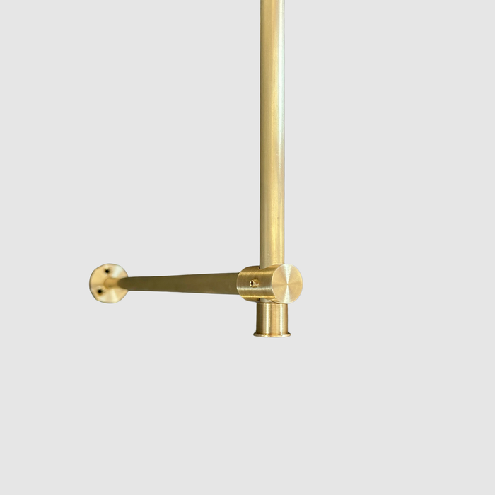 Solid Brass Ceiling Mount Shelf Bracket