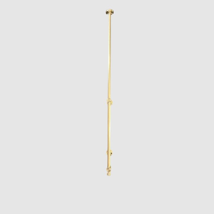 Solid Brass Ceiling Mount Shelf Bracket