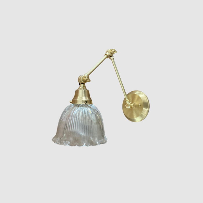 Articulating Holophane Library Sconce