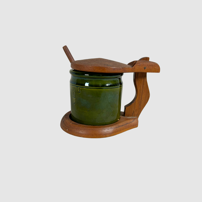 Vintage Hoganas Lidded Jar - SWEDEN