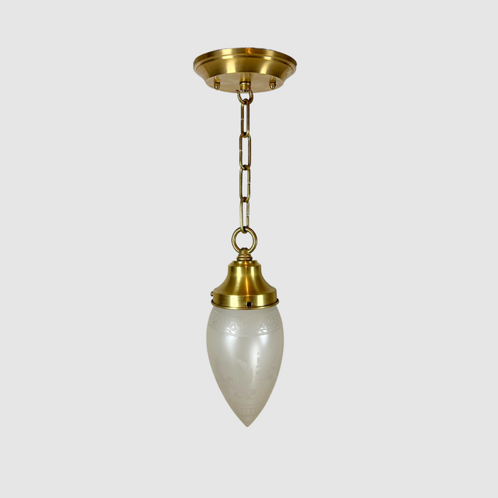 Antique Teardrop Pendant Light