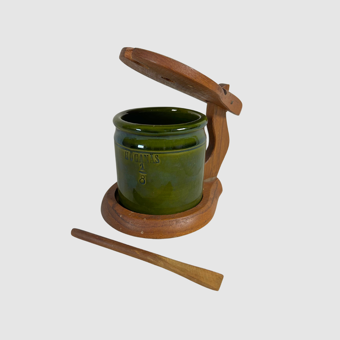 Vintage Hoganas Lidded Jar - SWEDEN