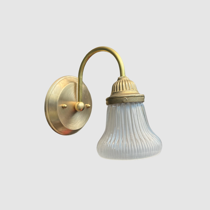 Antique Frosted Prismatic Arch Scone