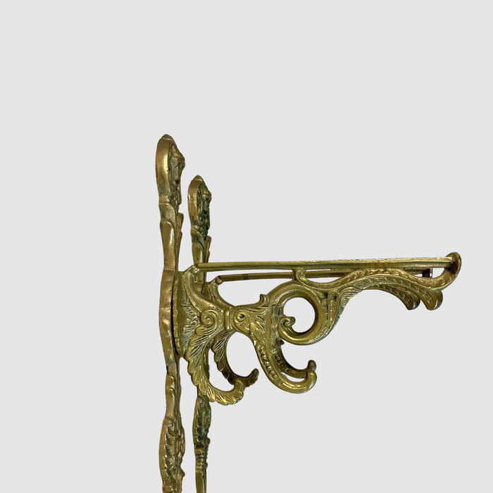 Antique Decorative Brass Triple Shelf Brackets