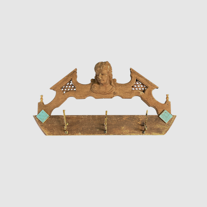 Folk Art Coat Rack