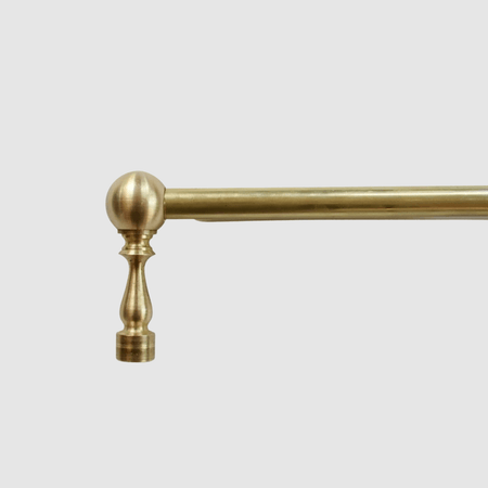 Petite Victorian Brass Gallery Shelf Rail - Pepe & Carols
