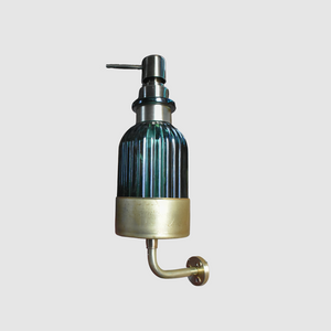 Vintage Inspired Brass Soap Pump Holder