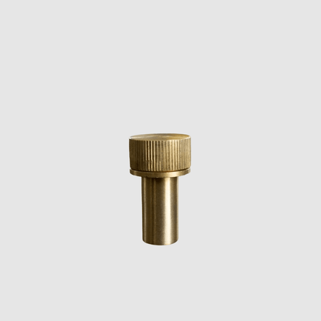 Ribbed Modern Drawer Pull / Knob - Pair - Pepe & Carols