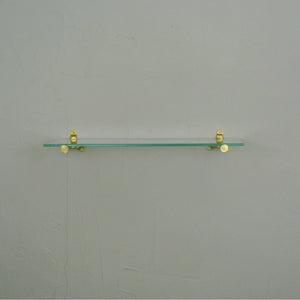 Glass Floating Rod Shelf - Pepe & Carols