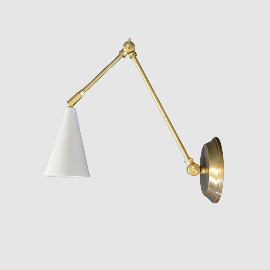 Articulating Library Sconce w/ Colorful Cone - Pepe & Carols