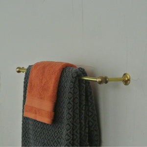 Antique brass Bathroom towel holder, towel rack, solid brass towel