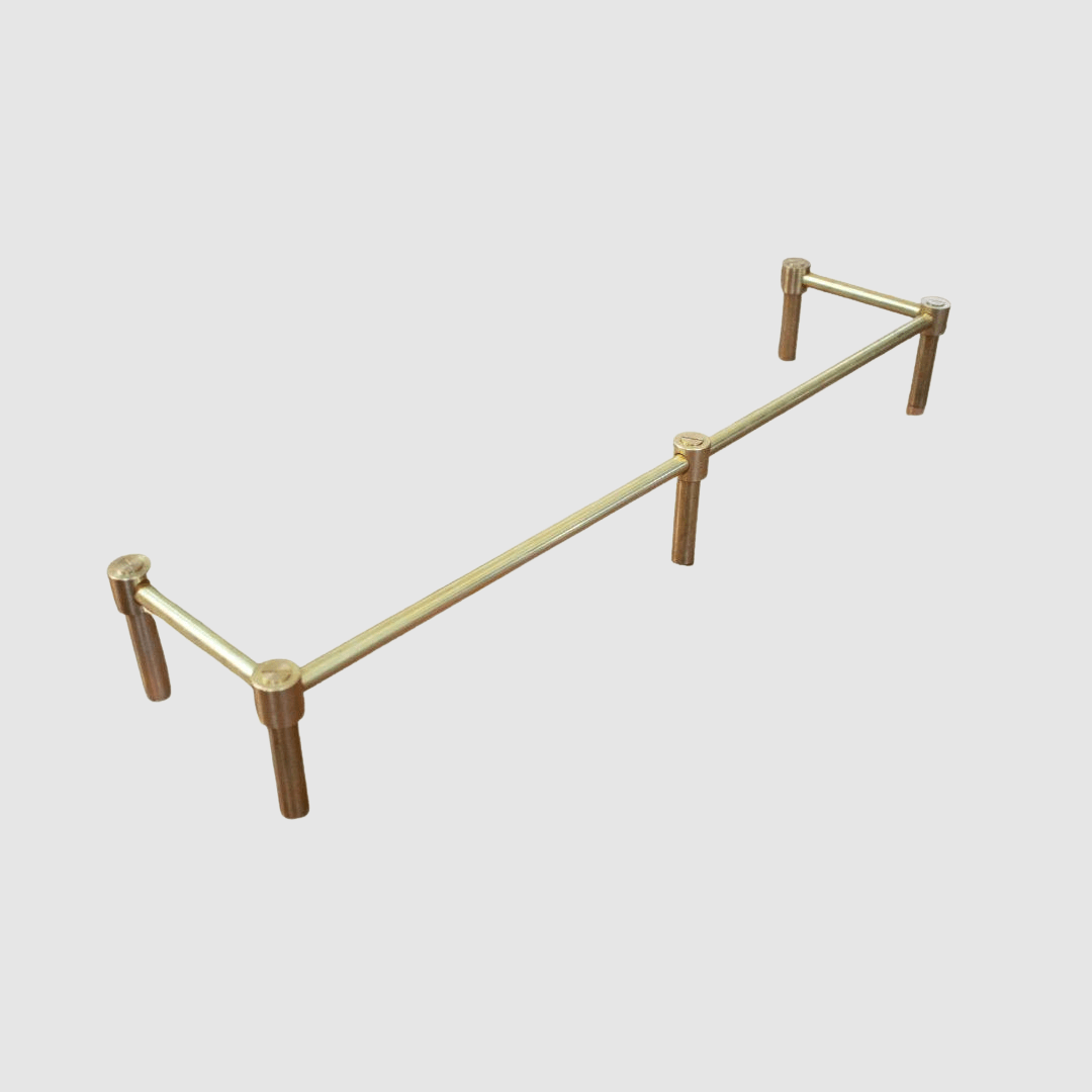 Modern Brass Gallery Shelf Rail – Pepe & Carols